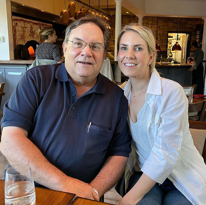  R.B. Frank with his daughter Veronica, who helps run the park